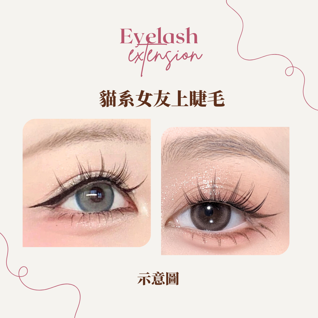 貓系女友上睫毛 ✦ Feline Girlfriend Lashes