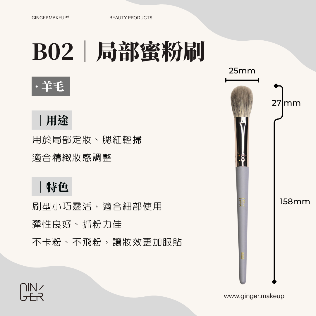 局部蜜粉刷 ✦ Precision Setting Brush